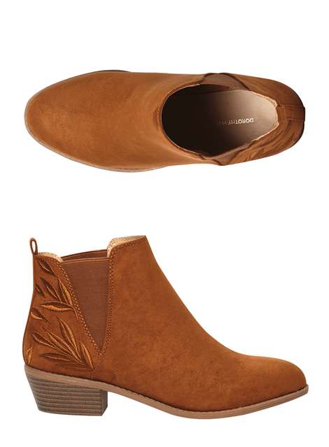 Tan 'Andree' Western Boots